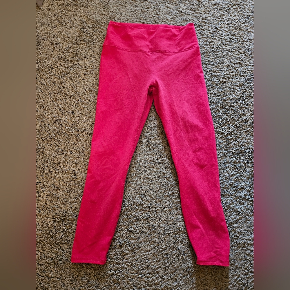 Fabletics Powerhold neon pink leggings